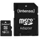 INTENSO Micro SDHC Karta16GB CL4 + Adaptér